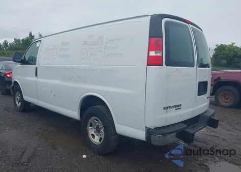 2016 GMC Savana 2500 Work Van z USA, uszkodzony, nr VIN 1GTW7AFF7G1161165